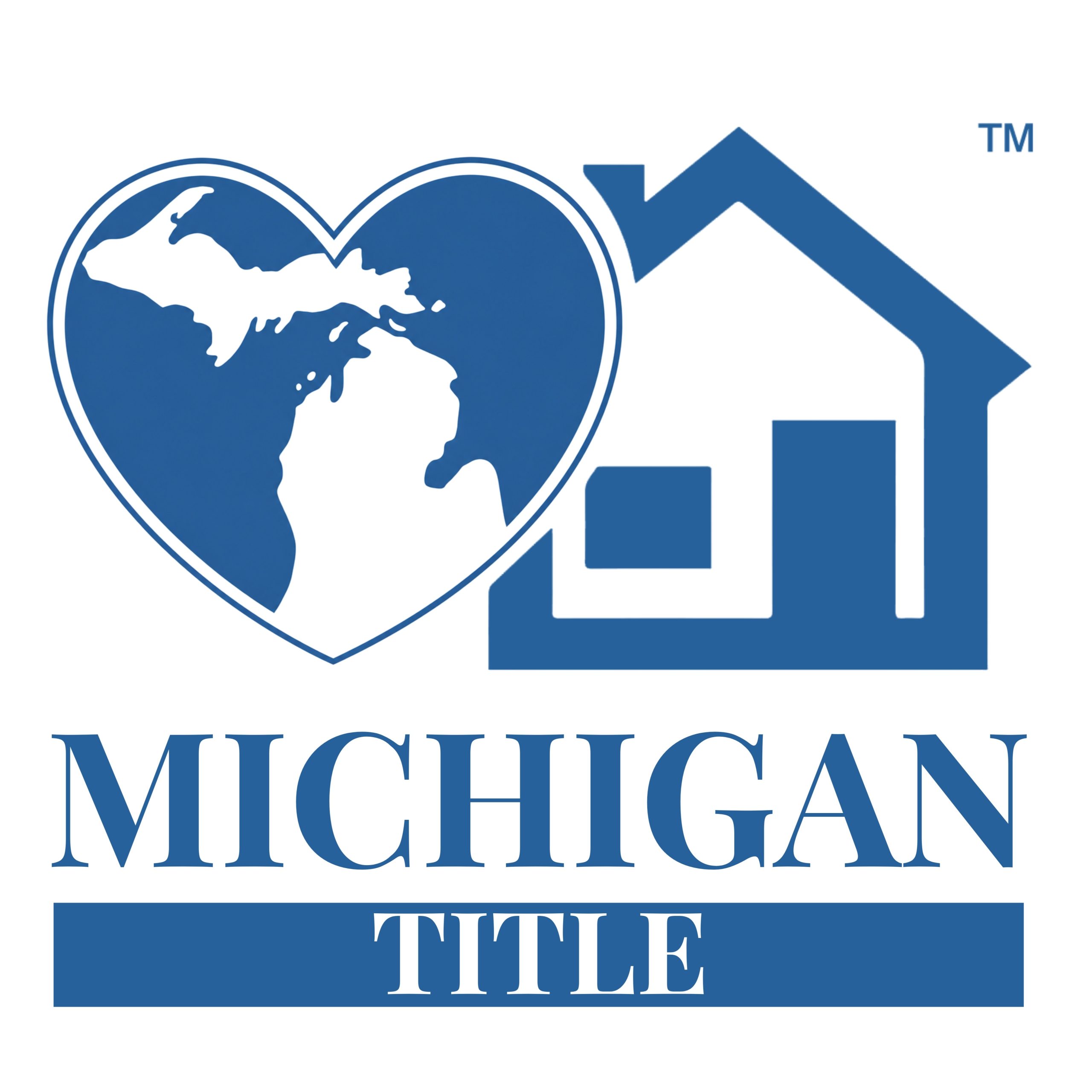 Logo for Michigan Title - Primary Vertical - Transparent